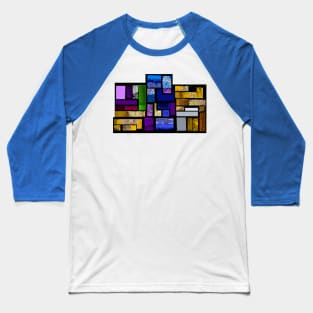 Blockage abstract Art 2 Baseball T-Shirt